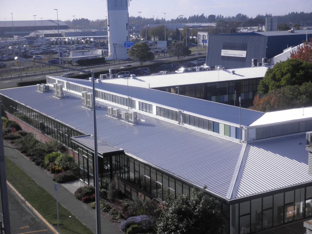 New roof installation